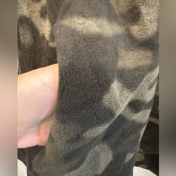 Cuddl Duds Camo Fleece Jacket Blazer | Plus Size 1X Cozy‎ Layering - Picture 4 of 5